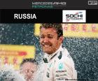 Νίκο Ρόζμπεργκ γιόρτασε την τέταρτη νίκη της εποχής αυτής για το 2016 ρωσική Γκραν Πρι